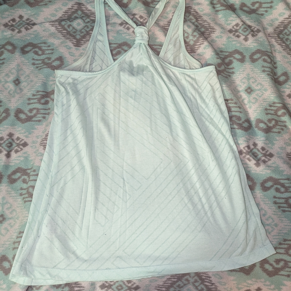 White Geometric Pattern Tank Top 2/$12 - Picture 2 of 5